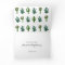 Mexican Cactus Themed Party Folded Thank You Card