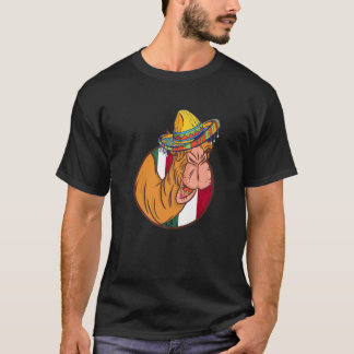 Mexican Camel Hat Sombrero Funny Camel Life Mexico T-Shirt