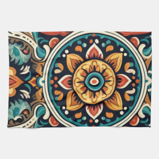Mexican Cantaro Pottery Design Kitchen Towel