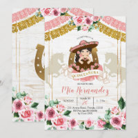Mexican Charra Pink Rose Quinceanera Western