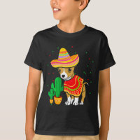 Mexican Chihuahua Dog Sombrero Cinco De Mayo Fiest