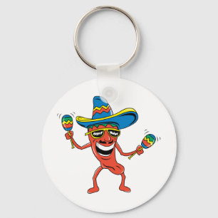 Mexican Chilli Pepper Key Ring