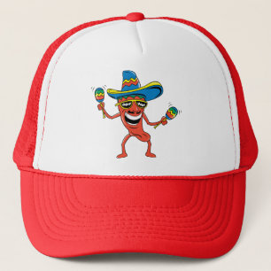 Mexican Chilli Pepper Trucker Hat