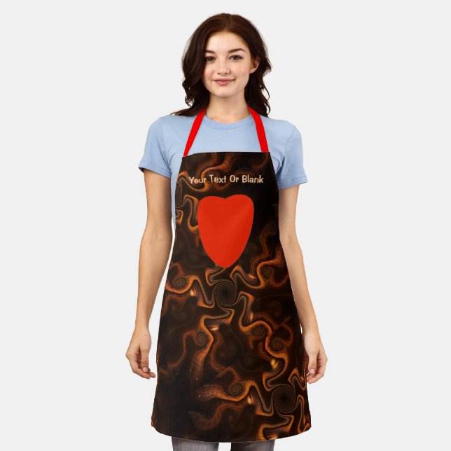 Mexican Chocolate Apron (Worn)