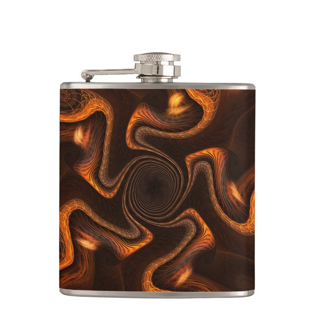 Mexican Chocolate Hip Flask (Front)