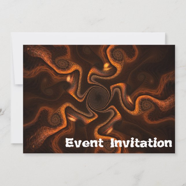 Mexican Chocolate Invitation (Front)