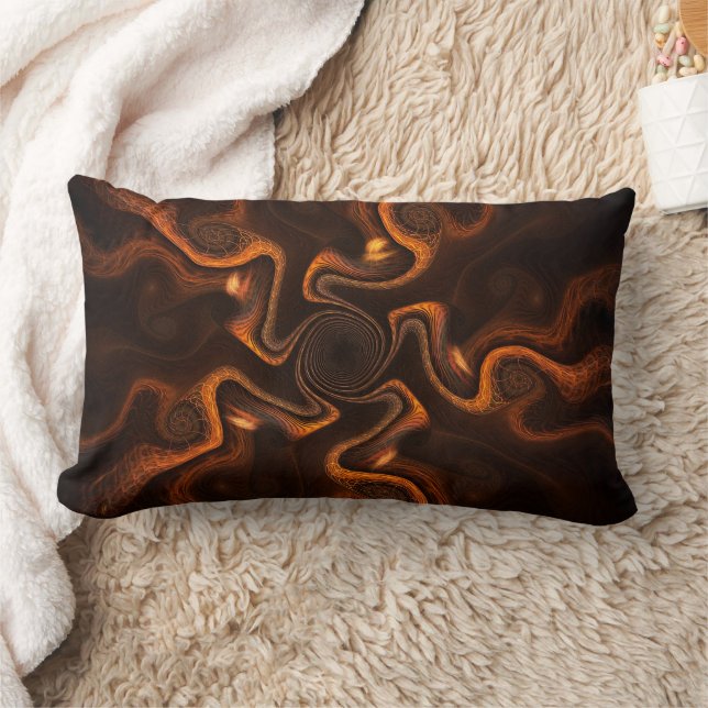 Mexican Chocolate Lumbar Cushion (Blanket)
