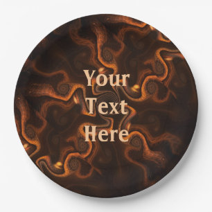 Mexican Chocolate Paper Plate