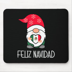 Mexican Christmas Gnome Feliz Navidad Mexico  Mouse Pad
