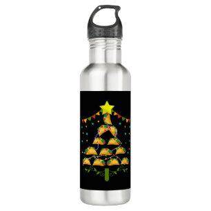 mexican Christmas, mexican Christmas Christmas 710 Ml Water Bottle