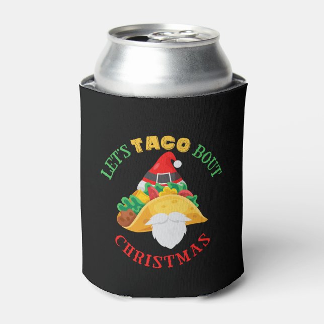 mexican Christmas, mexican Christmas Christmas,  Can Cooler (Can Front)