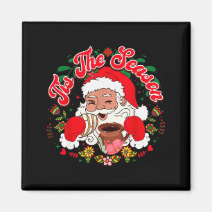 Mexican Christmas Tis The Season Santa Claus Pan D Magnet