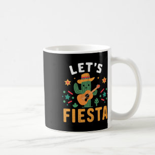 Mexican Cinco De Mayo Cactus Guitar For Men Women Coffee Mug