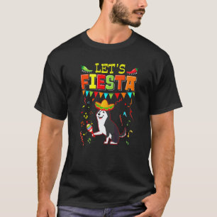 Mexican Cinco De Mayo Fiesta Let's Fiesta Siberia T-Shirt