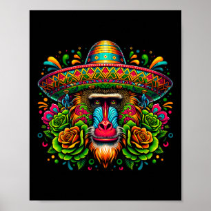 Mexican Cinco De Mayo Let's Fiesta Party Boon Monk Poster
