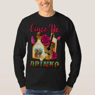 Mexican Cinco De Mayo Party Women Men Cinco De Dri T-Shirt