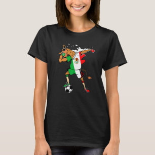 Mexican City Camel Mexico Flag Soccer Football Pla T-Shirt