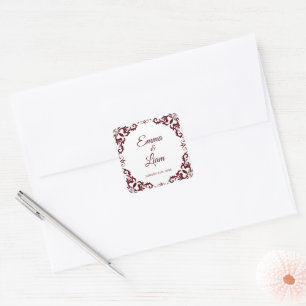 Mexican Clay Wedding Sticker – Papel Picado