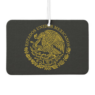 Mexican coat of arms car air freshener