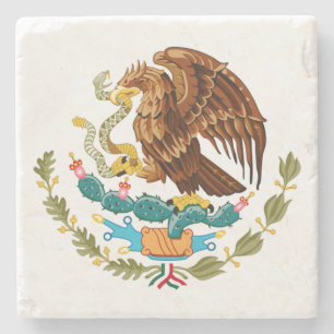 Mexican Coat of Arms Coaster