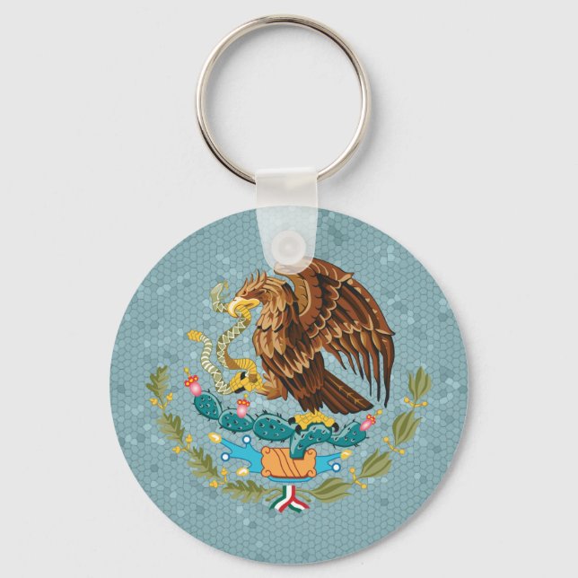Mexican coat of arms keychain (Front)