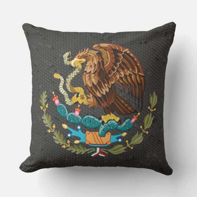 Mexican coat of arms pillow (Front)