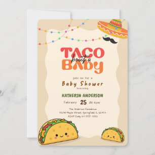 Mexican Colourful Fiesta Taco Bout a Baby Shower Invitation