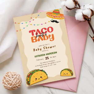 Mexican Colourful Fiesta Taco Bout a Baby Shower Invitation