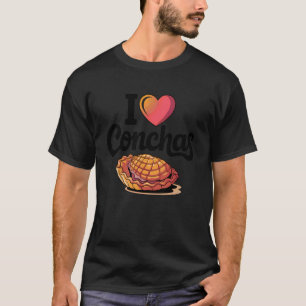 Mexican Conchas Pan De Dulce Pastry Chef T-Shirt