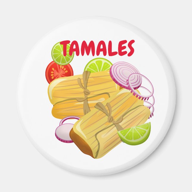 Mexican Cuisine Tamale Magnet (Front)