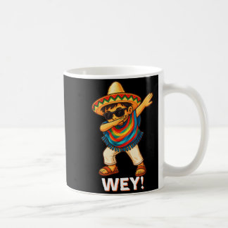 Mexican dabbing boy poncho wey funny cinco de mayo coffee mug