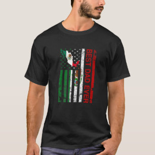 Mexican Dad Mexico Usa American Father's Day T-Shirt