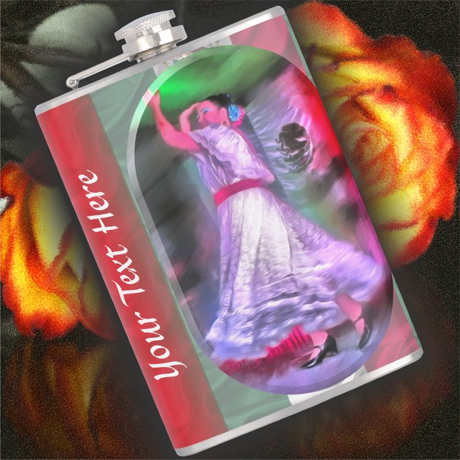 Mexican Dancer 0175 Hip Flask (Creator Uploaded)