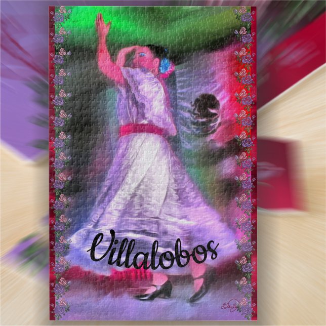 Mexican Dancer & Roses 0175 Jigsaw Puzzle (Creator Uploaded)