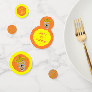 Mexican Day of the Dead Skull Custom Confetti