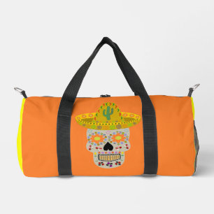 Mexican Day of the Dead Skull Duffle Bag