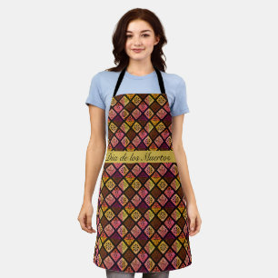 Mexican Dia de los Muertos customisable Apron