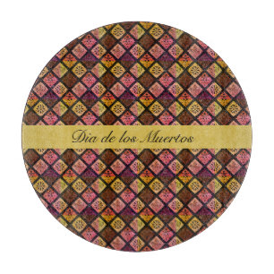 Mexican Dia de los Muertos customisable     Cutting Board