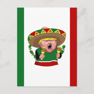 mexican donald trump postcard
