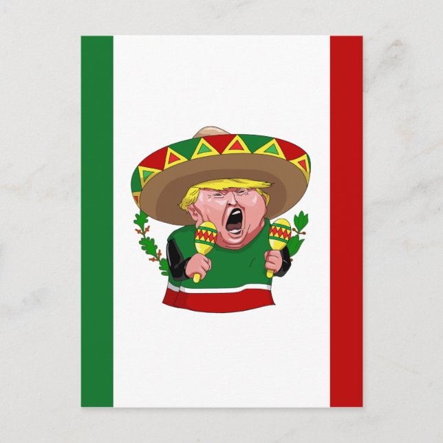 mexican donald trump postcard (Front)