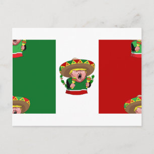mexican donald trump postcard