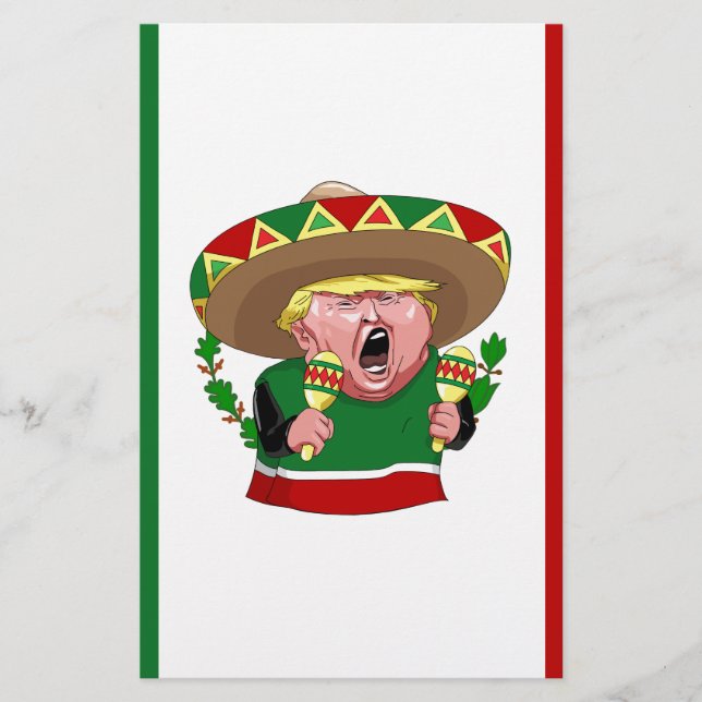 mexican donald trump stationery (Front)