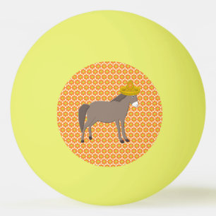 Mexican Donkey Day of the Dead Ping Pong Ball