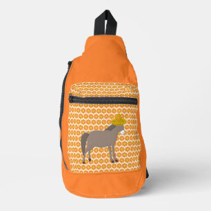 Mexican Donkey Day of the Dead Sling Bag