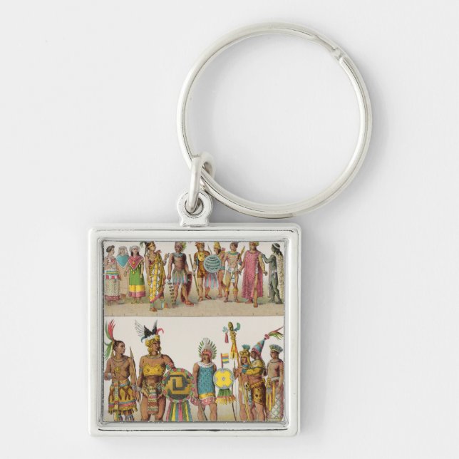 Mexican Dress Key Ring (Front)