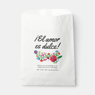 Mexican Embroidery Colourful Custom Favour Bag