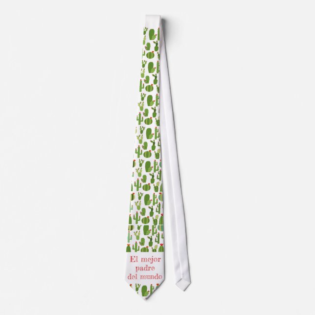 Mexican Father's Day : Cactus Style Tie (Front)