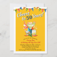 Mexican Fiesta 50th Birthday Cheers to 50 Years