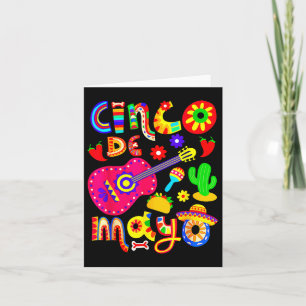 Mexican Fiesta 5 De Mayo Women Men Girls Card