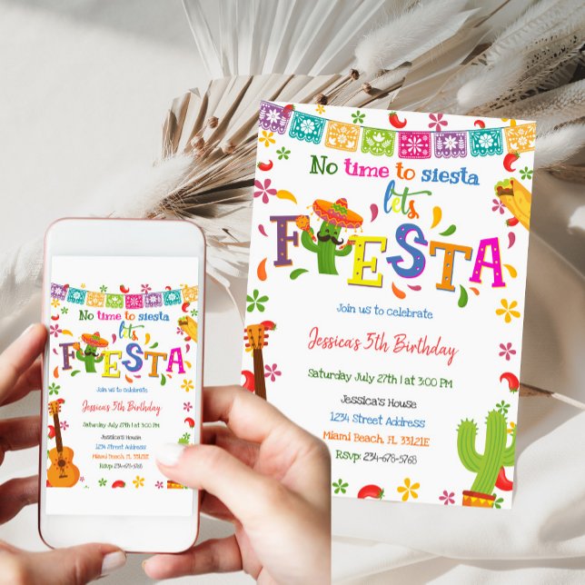 Mexican Fiesta Birthday Invitation (Creator Uploaded)
